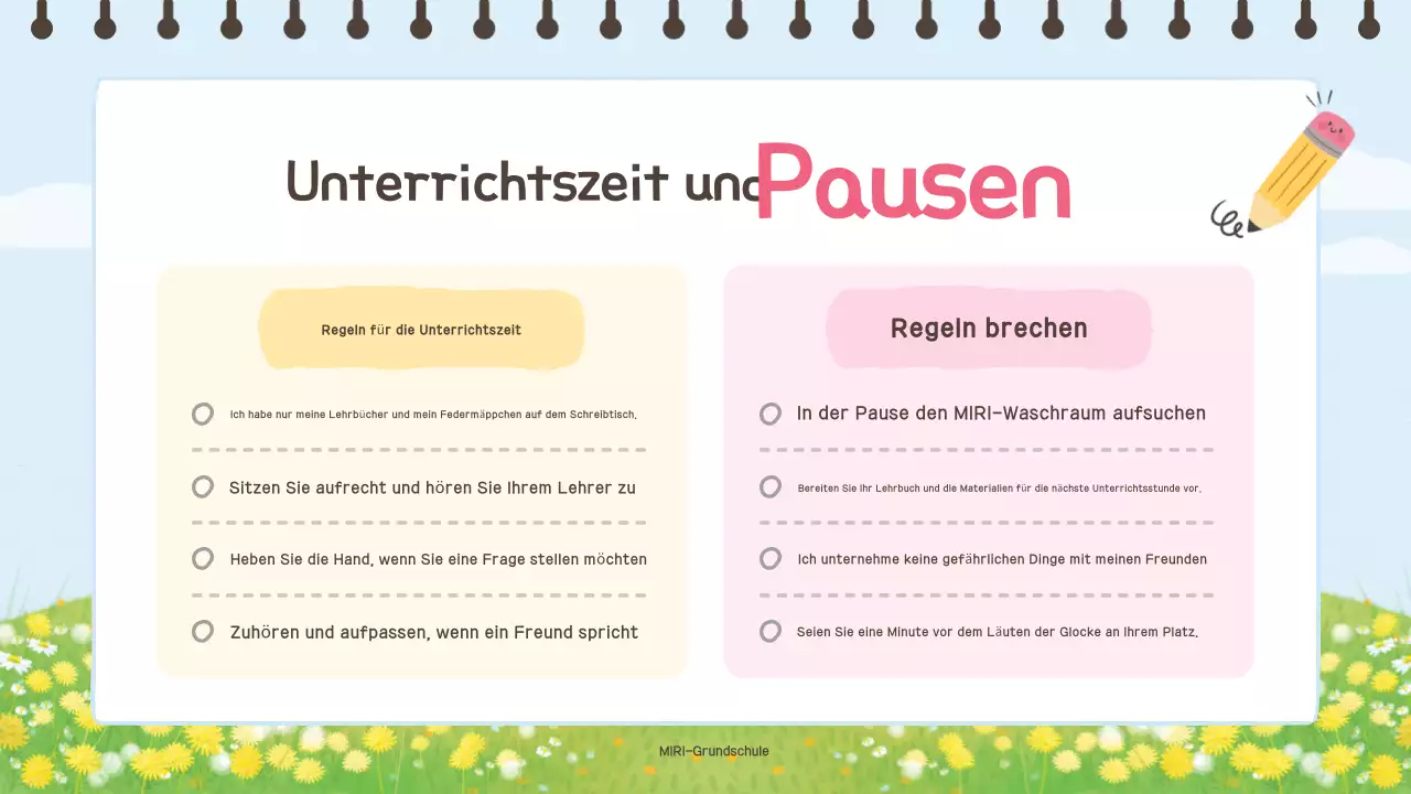 Hellblau, niedliche Lehrmittel