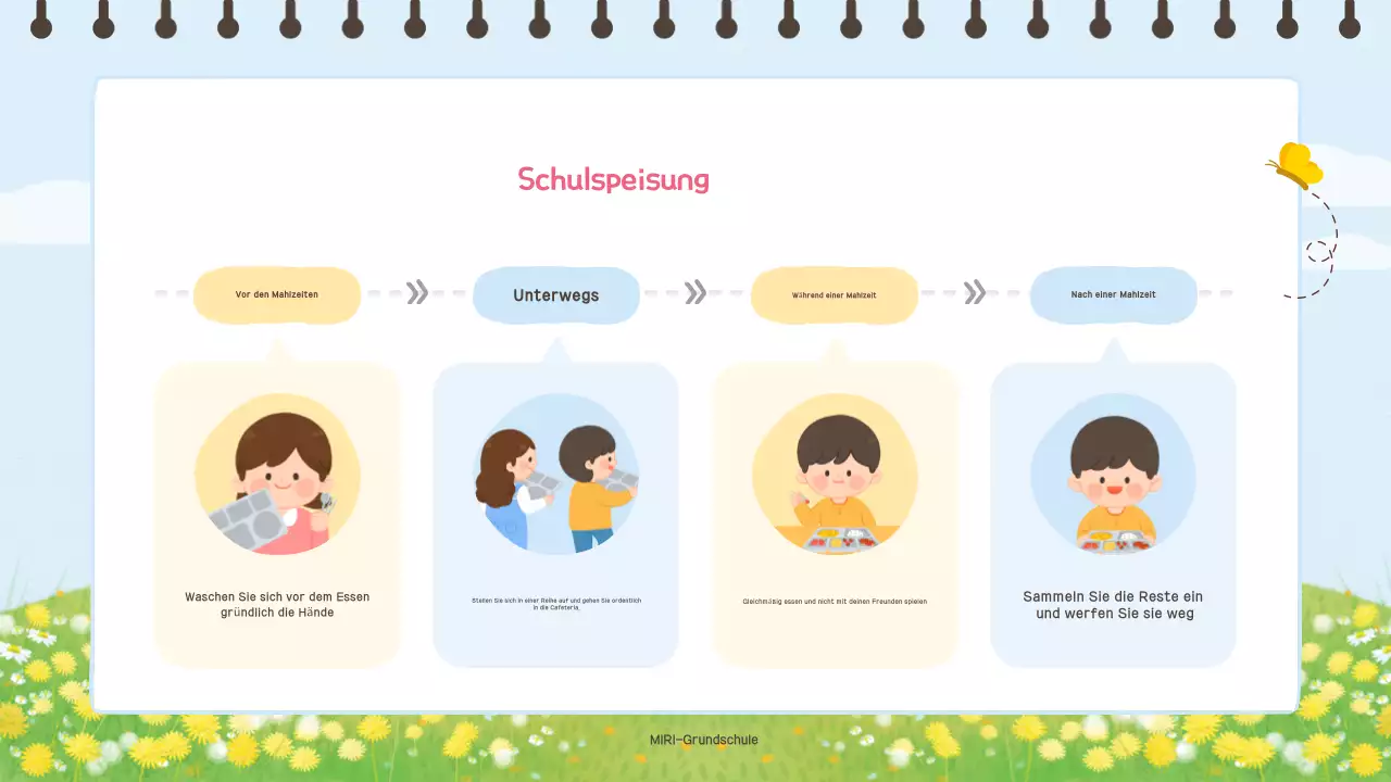 Hellblau, niedliche Lehrmittel