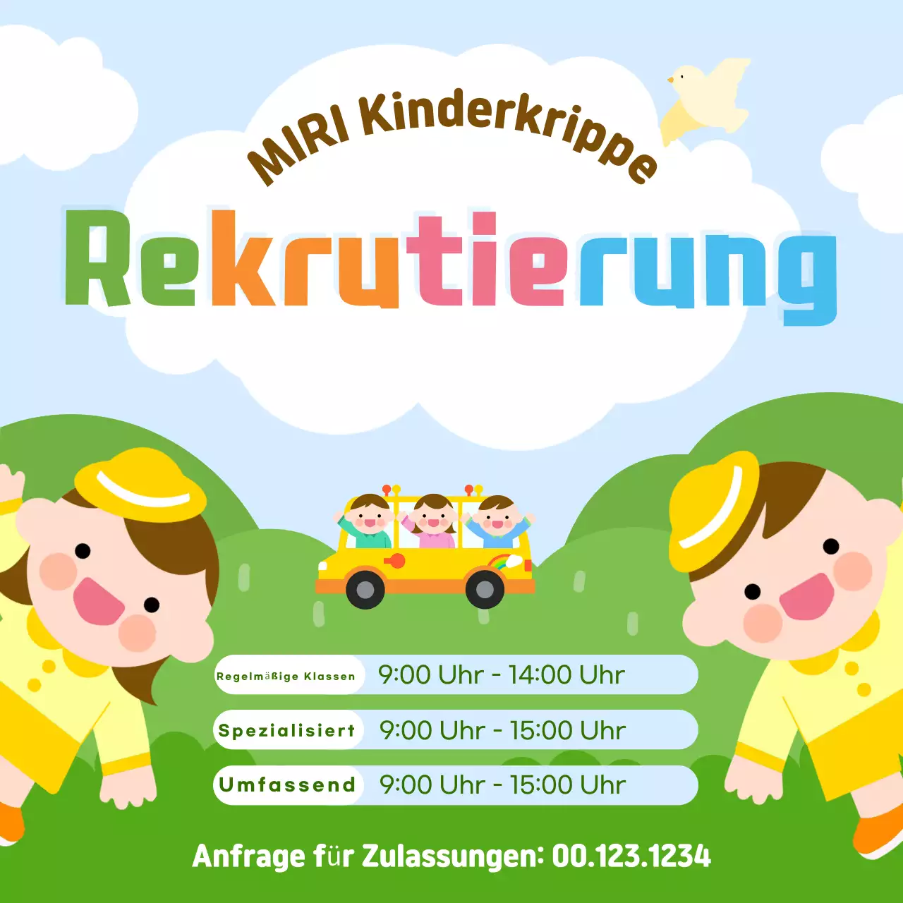 Hellblaue Baby-Einstellung