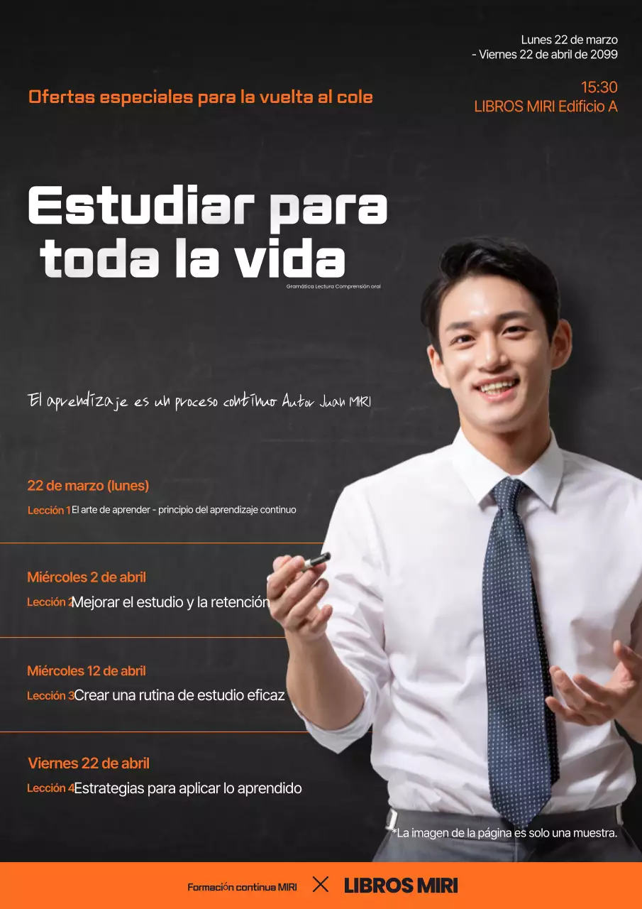 Anuncio del Especial Naranja de Educación Moderna