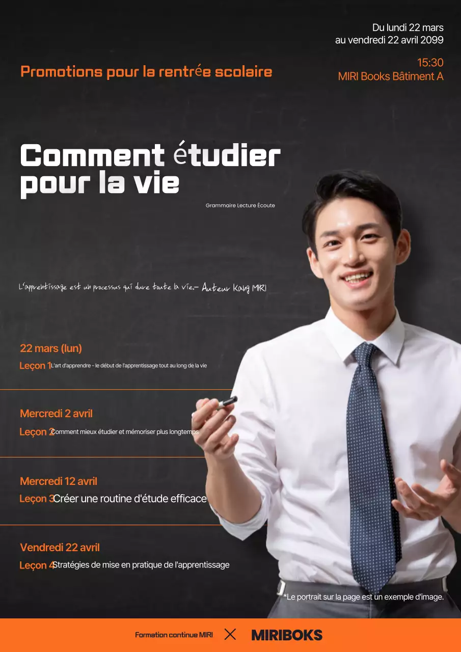 Annonce de l'édition spéciale de l'éducation moderne d'Orange