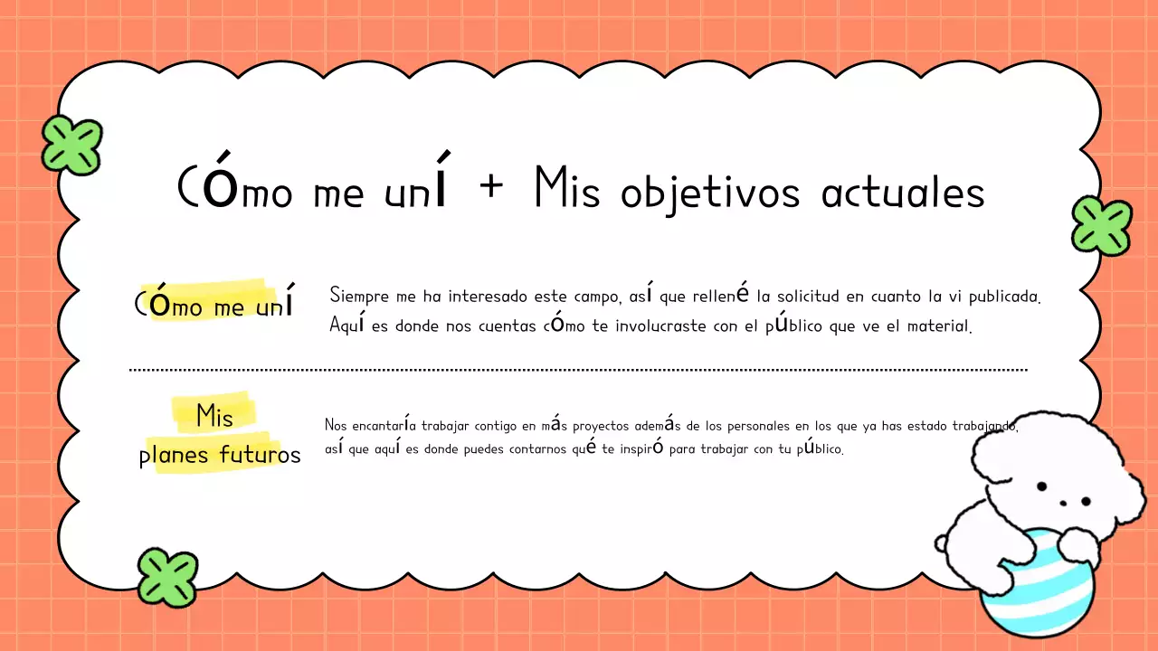Orange cute bio instrucciones