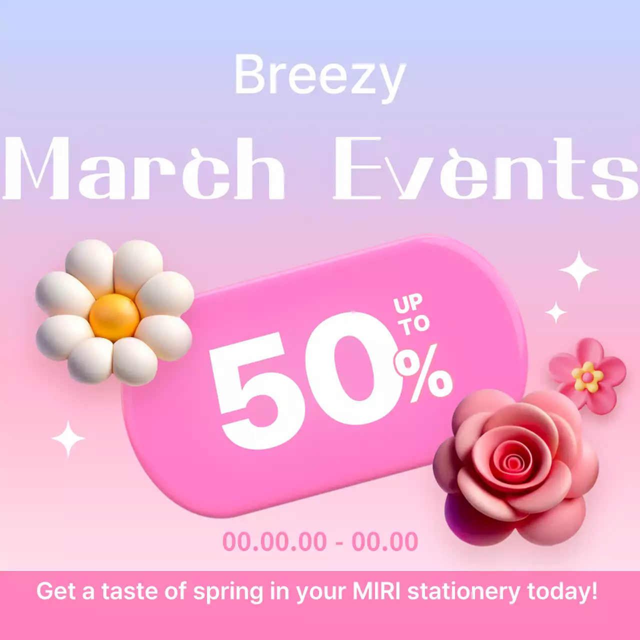 Evento de venda Pink Pop