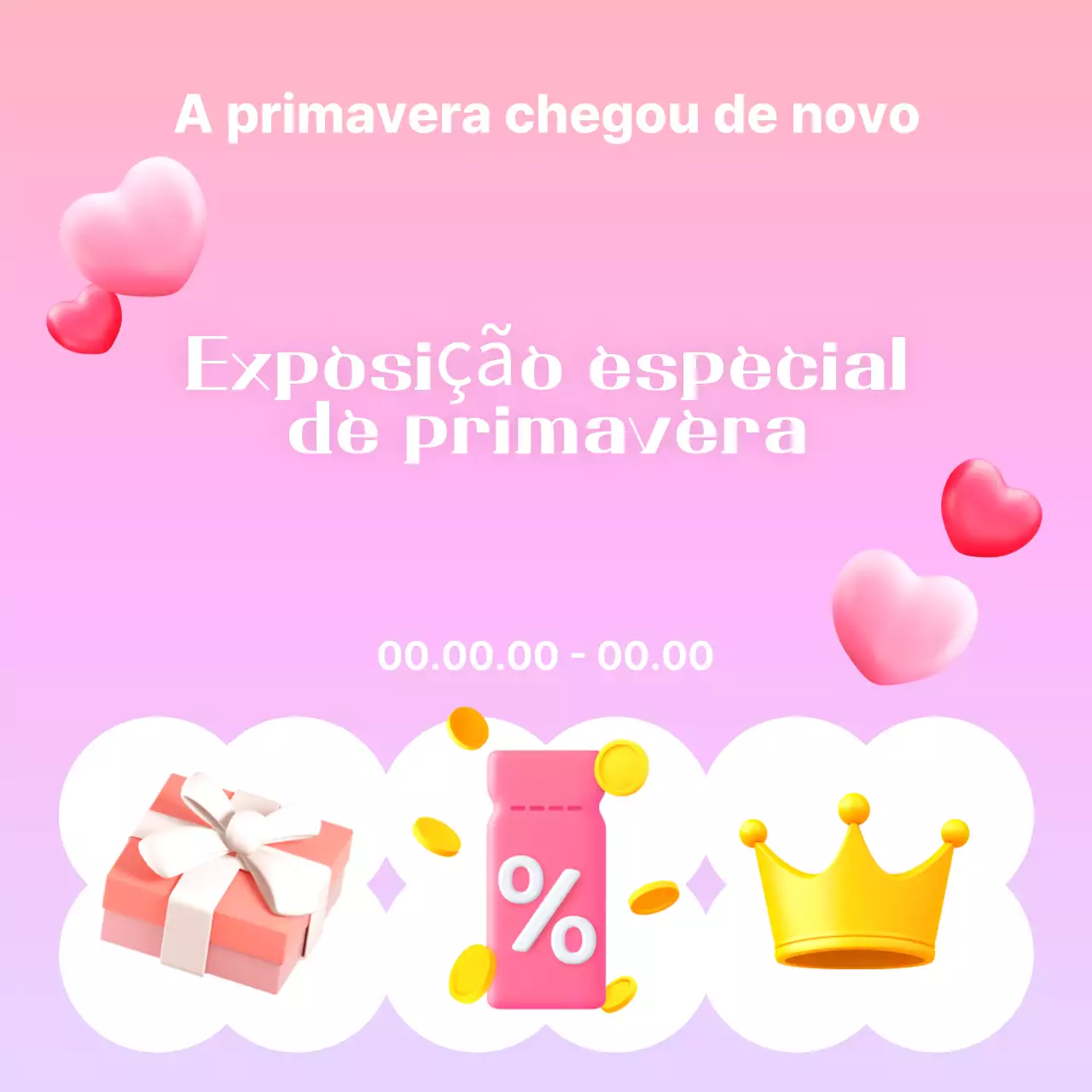 Promoção primavera Rosa