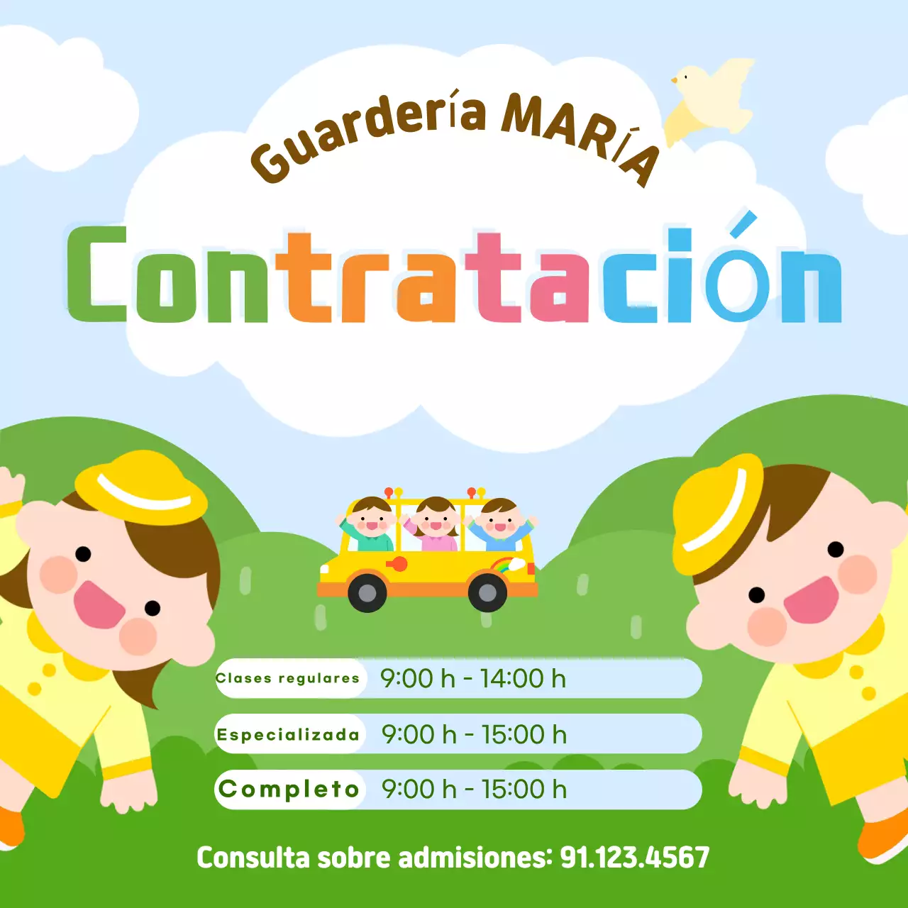 Reclutamiento de bebés azul claro