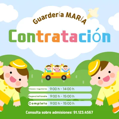 Reclutamiento de bebés azul claro