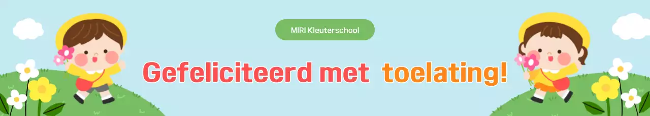 Lichtblauw toegangsfeest