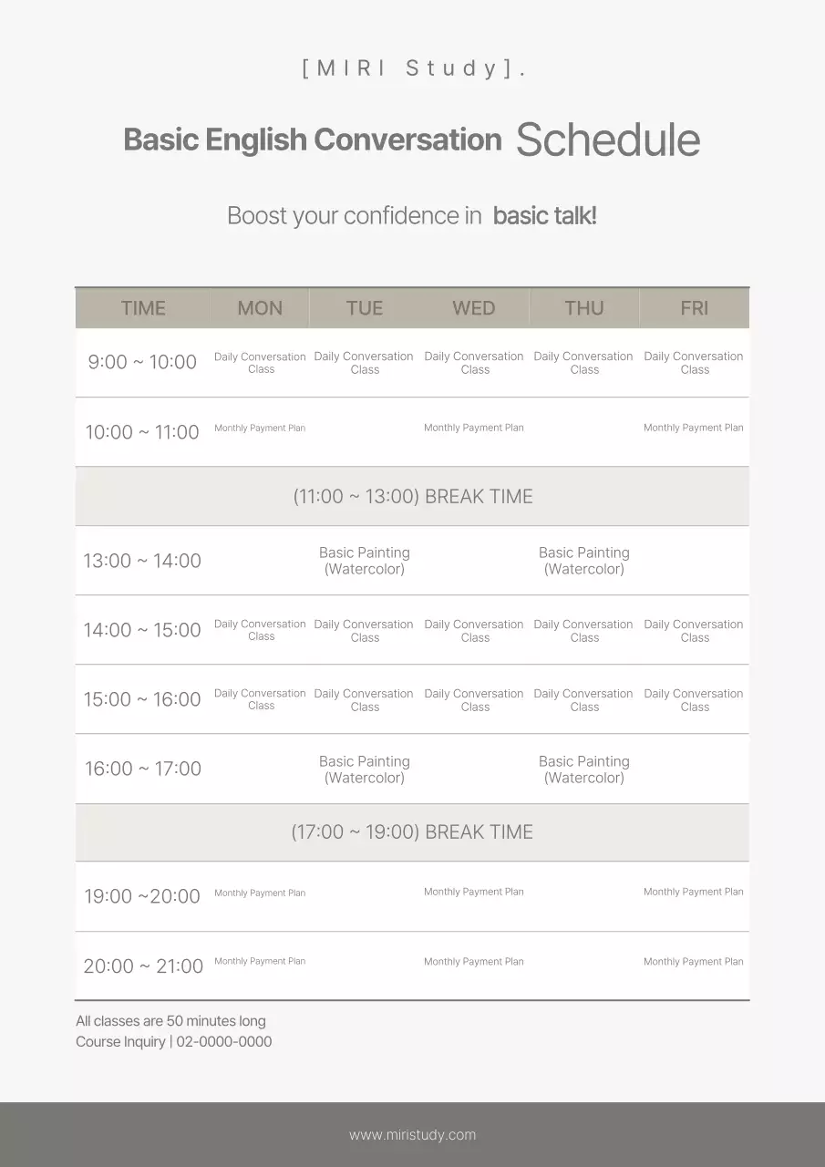 Hướng dẫn tài liệu giáo dục Beige Clean