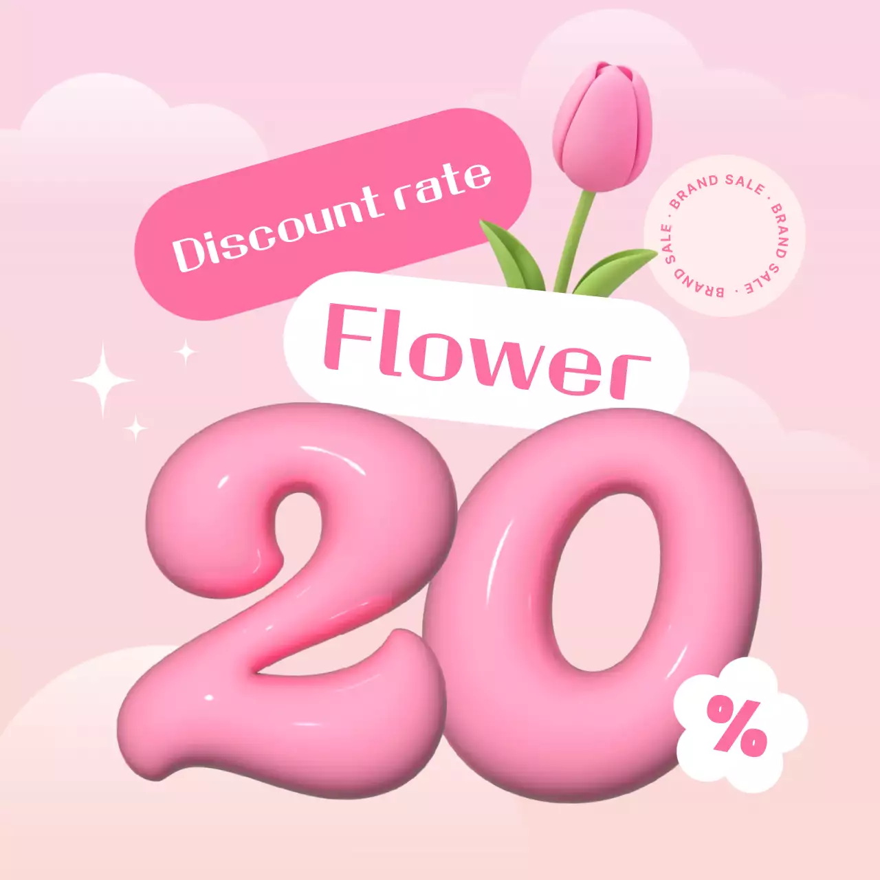 Pink Pop Sale Promotion