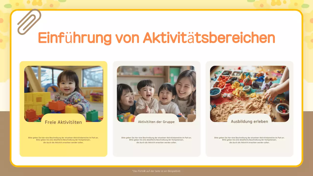 Gelbe kuschelige Orientierungshilfe