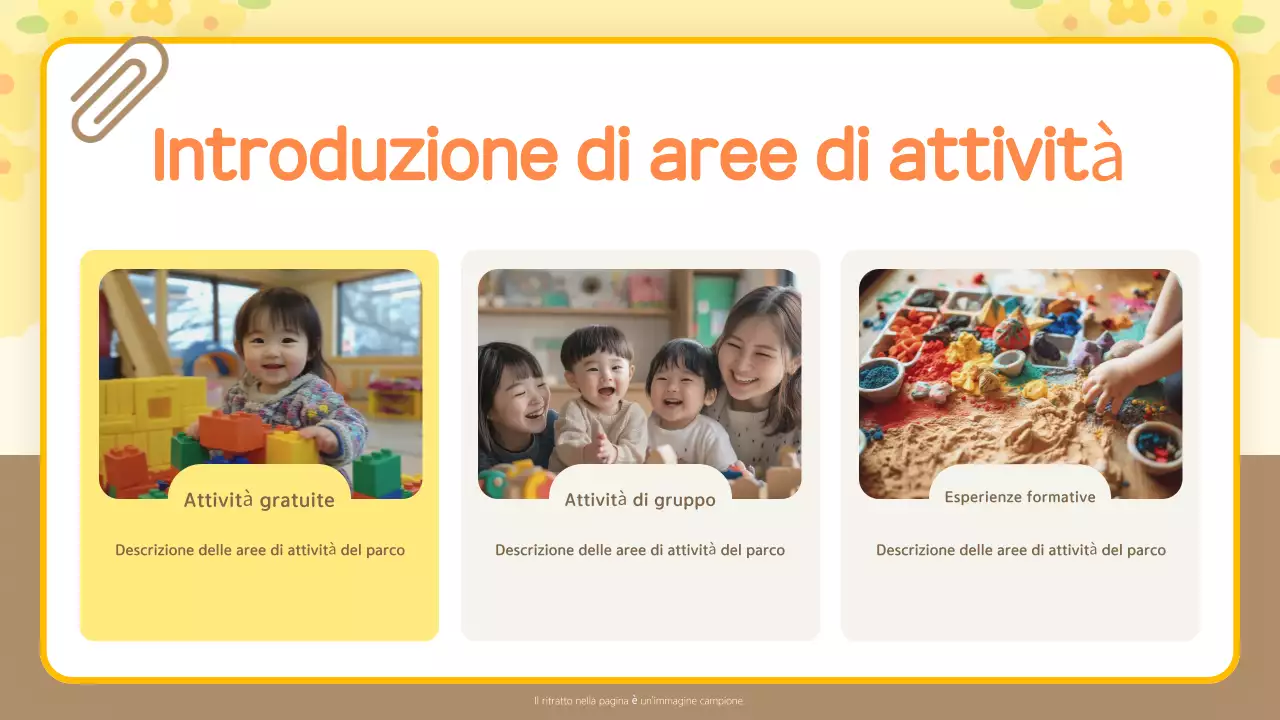 Guida di orientamento gialla e coccolosa