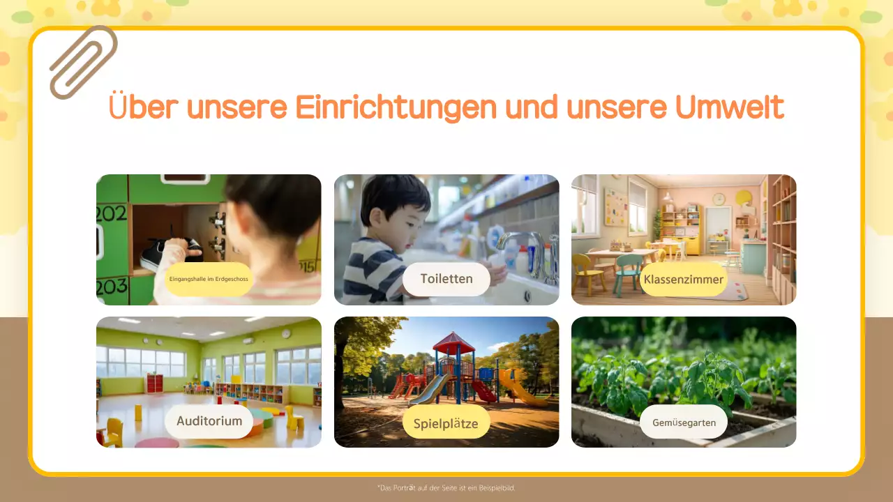 Gelbe kuschelige Orientierungshilfe