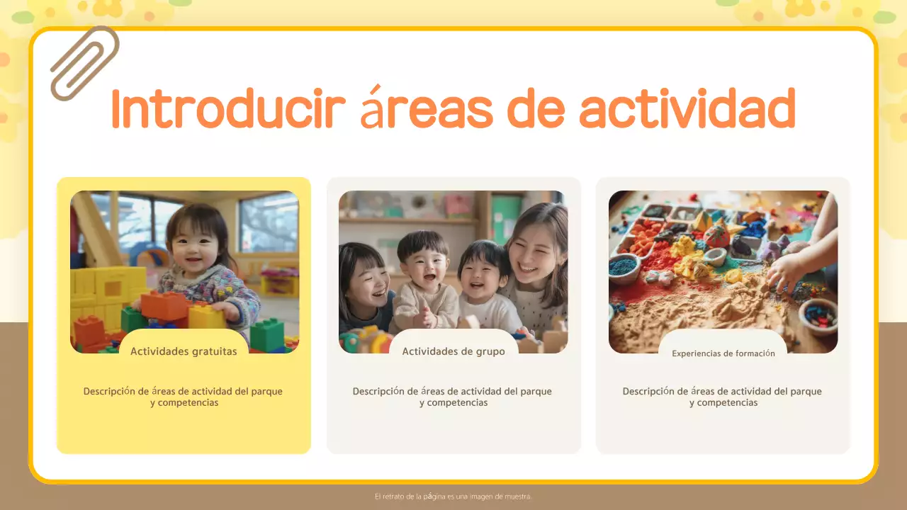 Guía de orientación de peluche amarillo