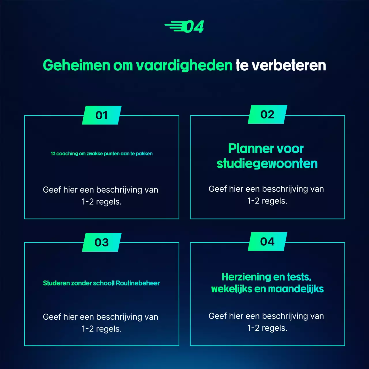 Lichtblauwe moderne onderwijs advertentie werving