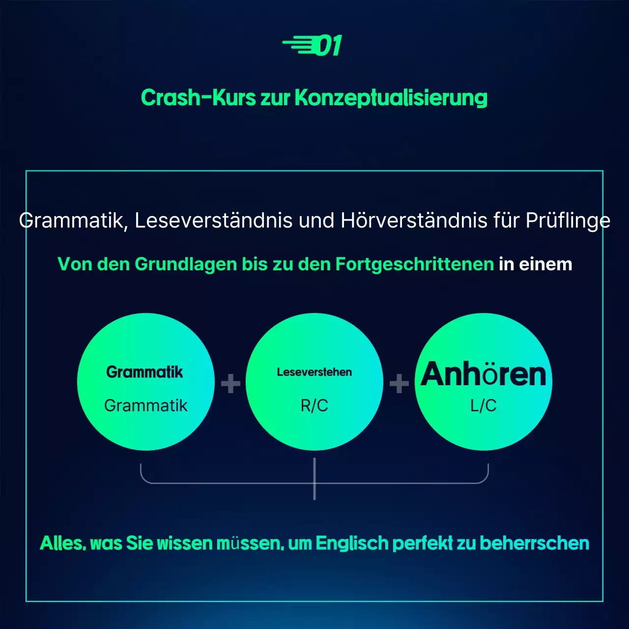 Hellblaue moderne Bildungsanzeige Rekrutierung