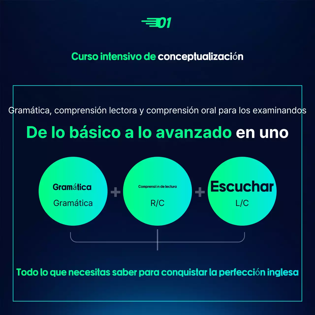 Contratación de anuncios de educación moderna de color azul claro