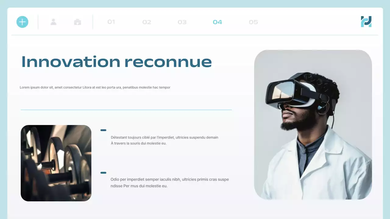 annonce d'une technologie de santé moderne