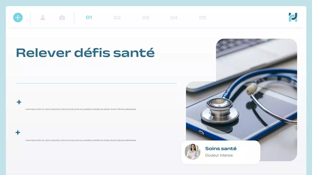 annonce d'une technologie de santé moderne