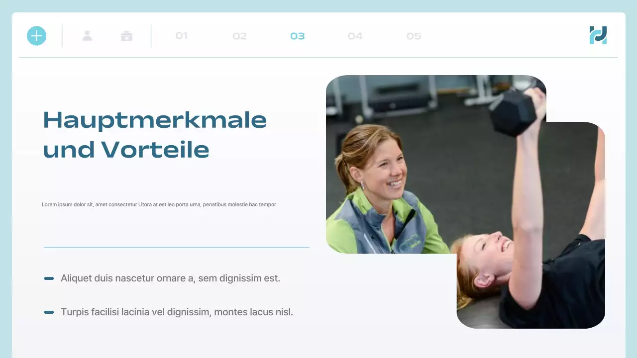 blue modern health tech ankündigung