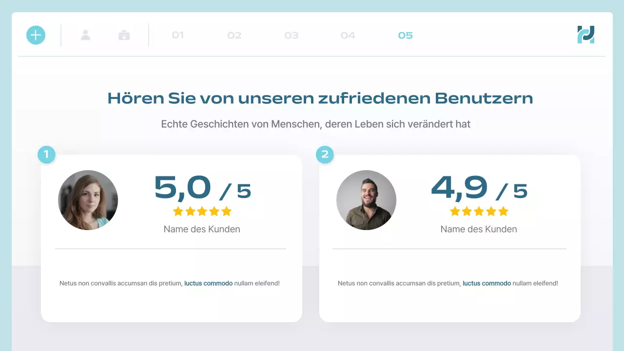 blue modern health tech ankündigung