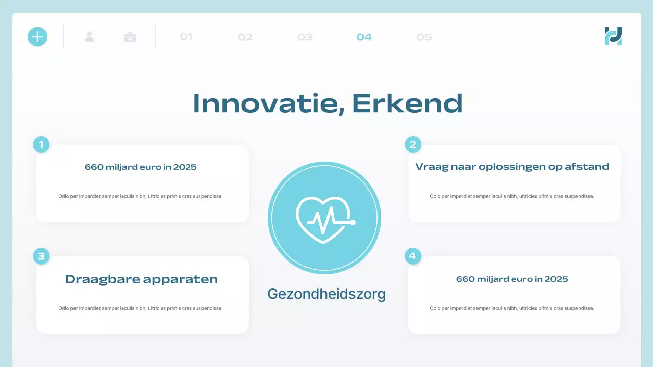blue modern health tech aankondiging