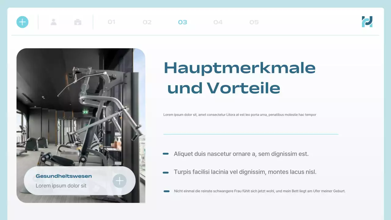 blue modern health tech ankündigung