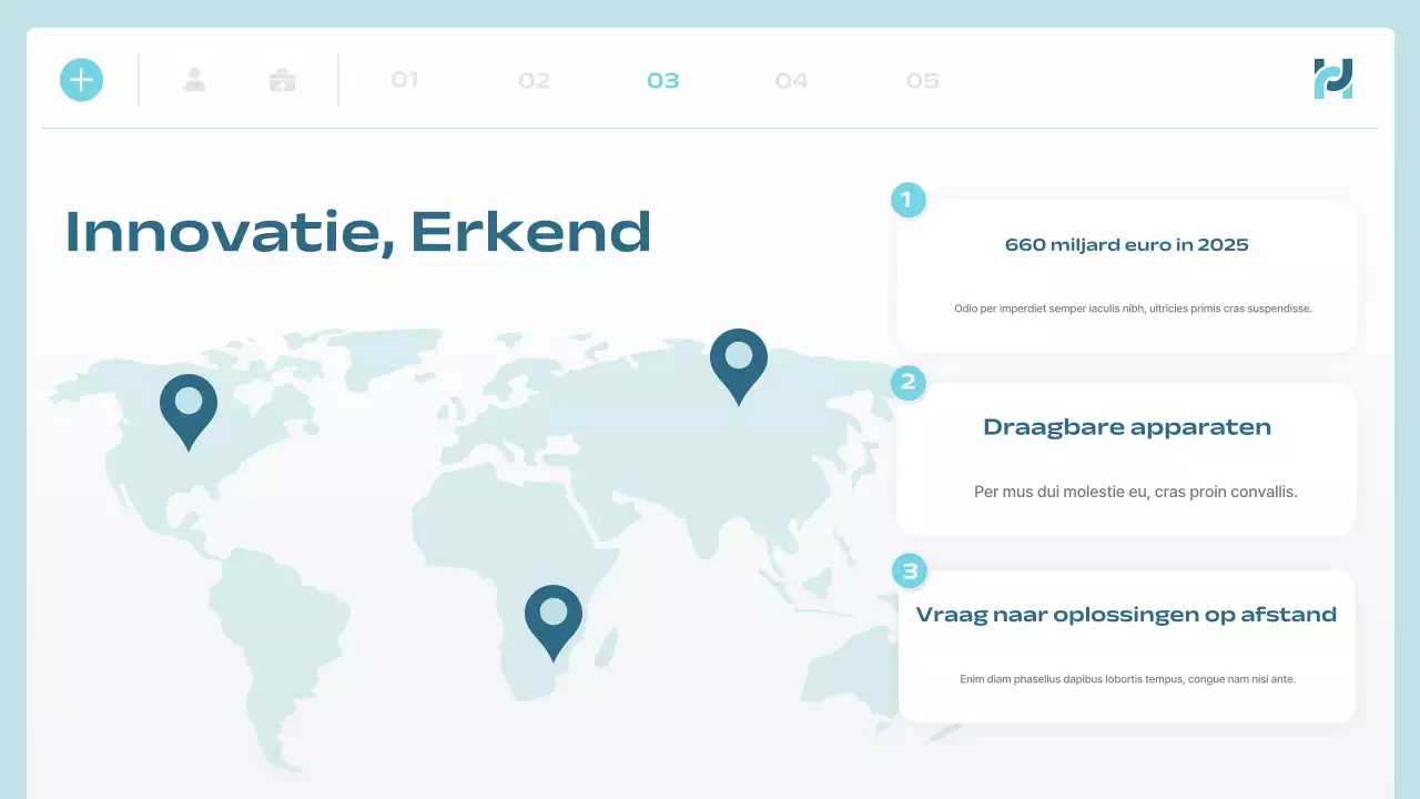 blue modern health tech aankondiging