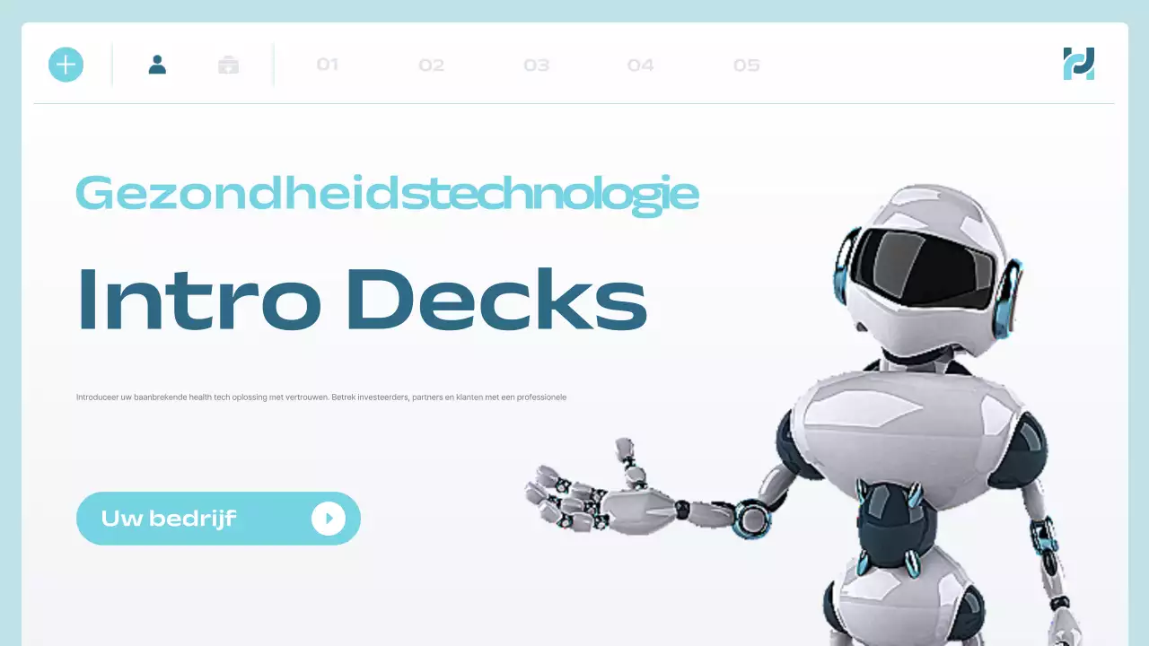 blue modern health tech aankondiging