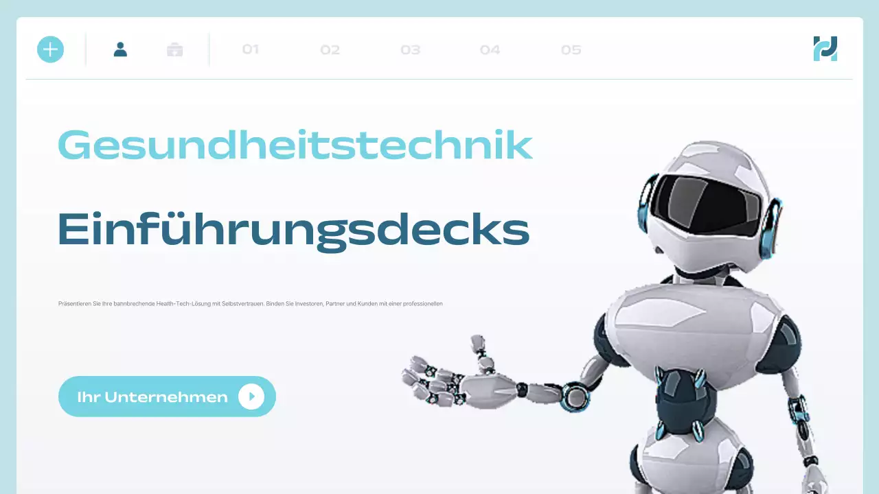 blue modern health tech ankündigung