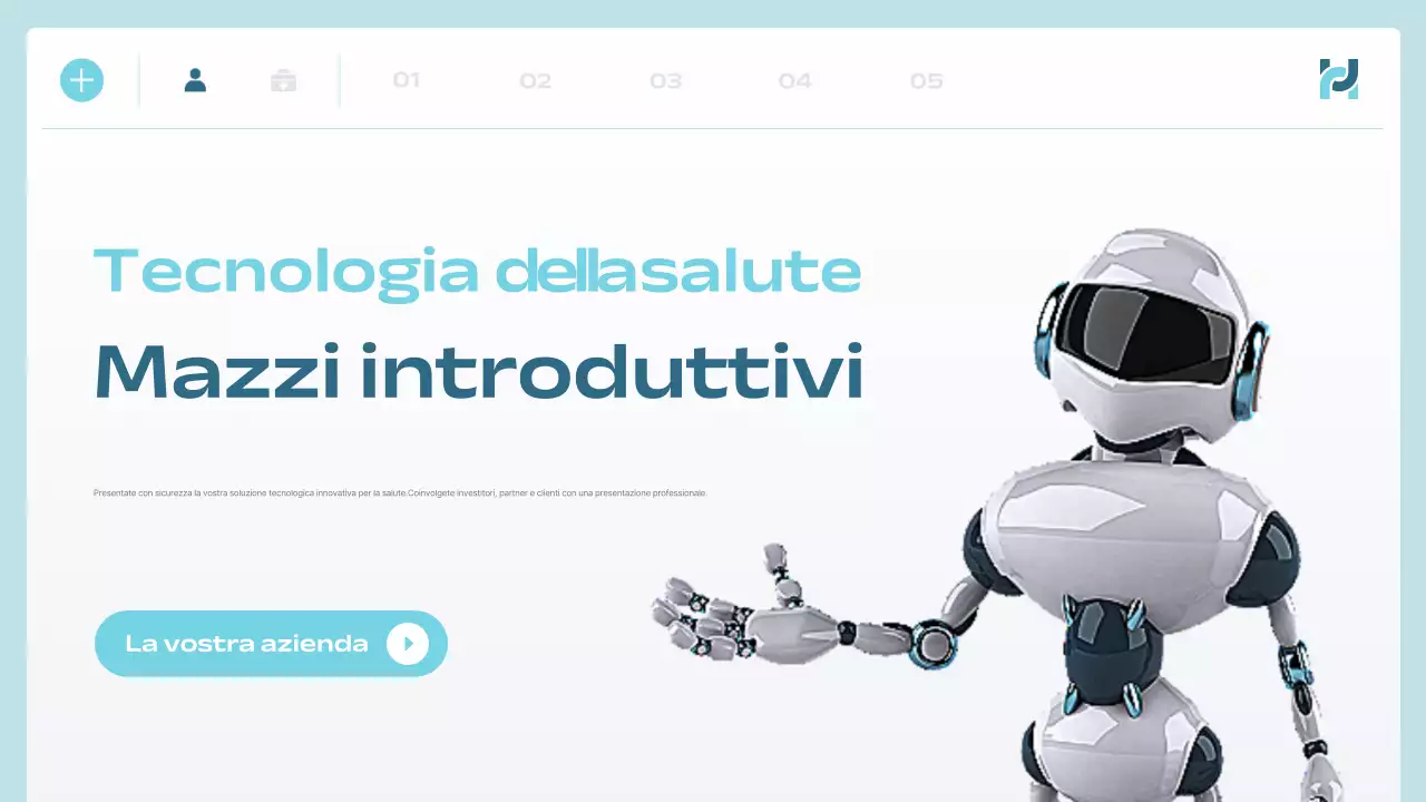 annuncio di blue modern health tech