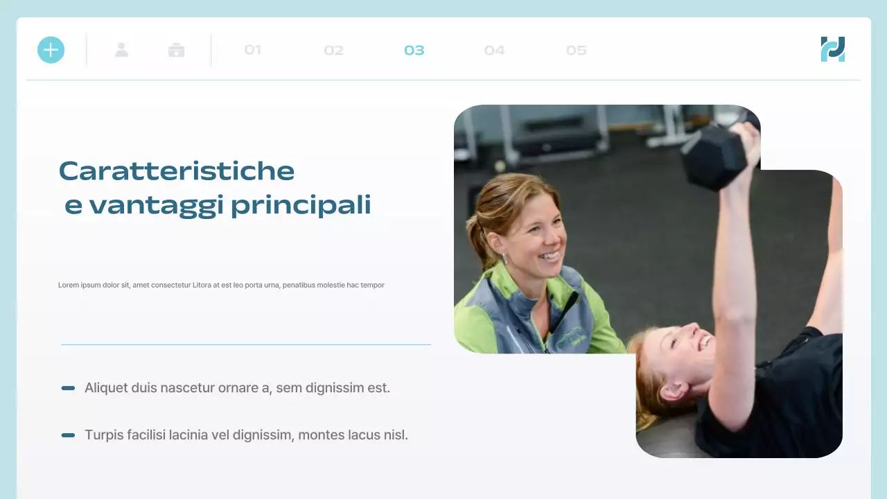 annuncio di blue modern health tech