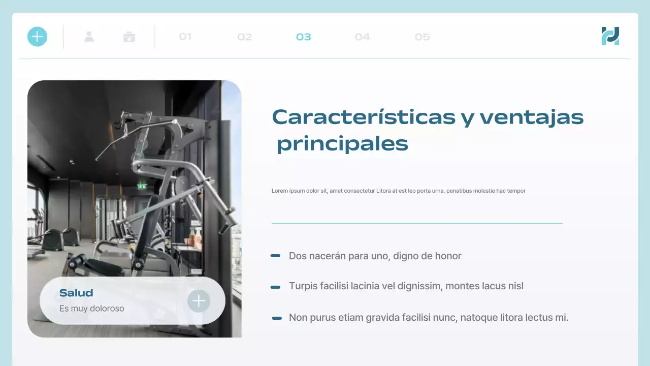 anuncio de blue modern health tech