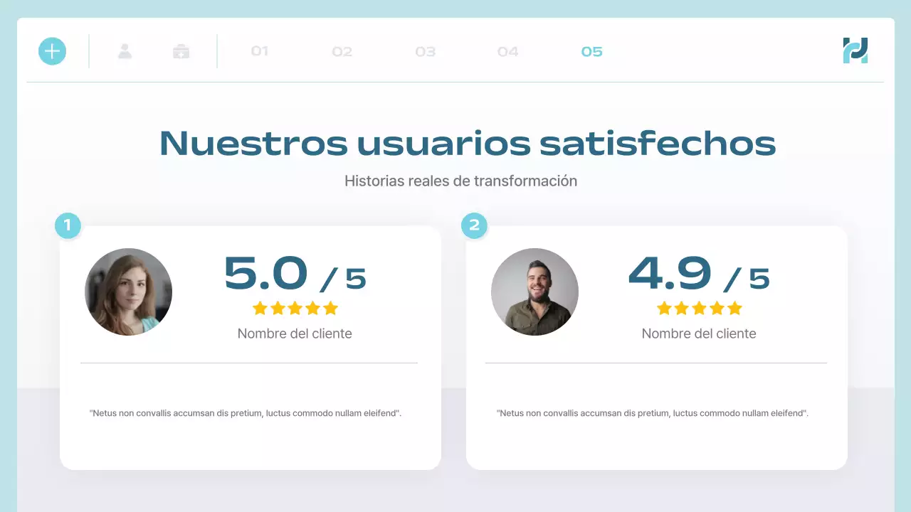 anuncio de blue modern health tech