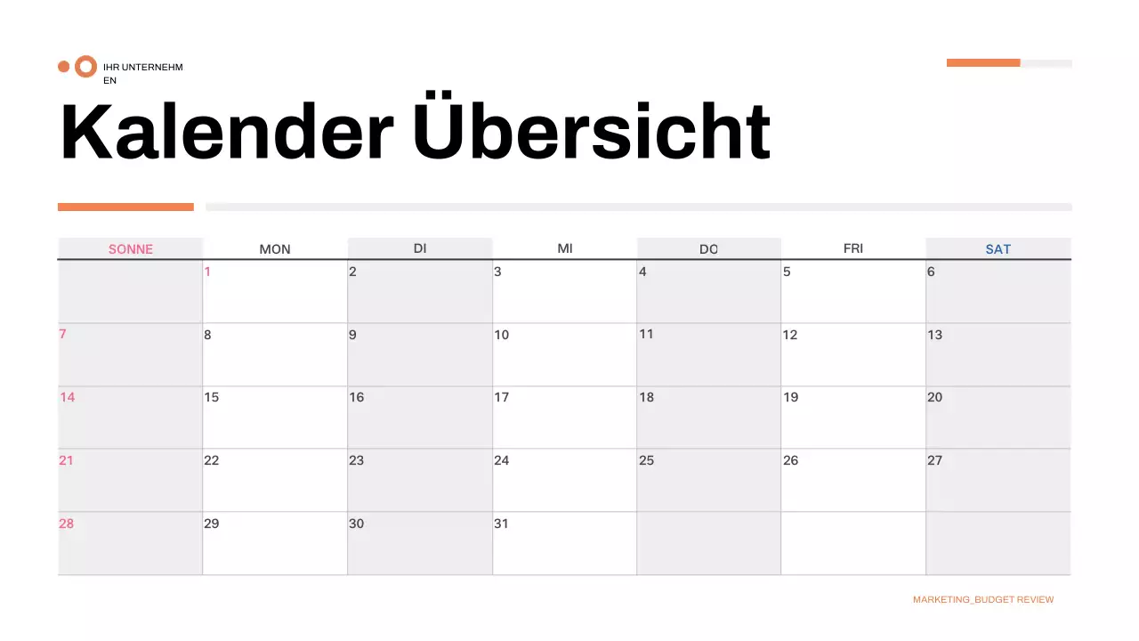 Präsentation grüner moderner Finanzen