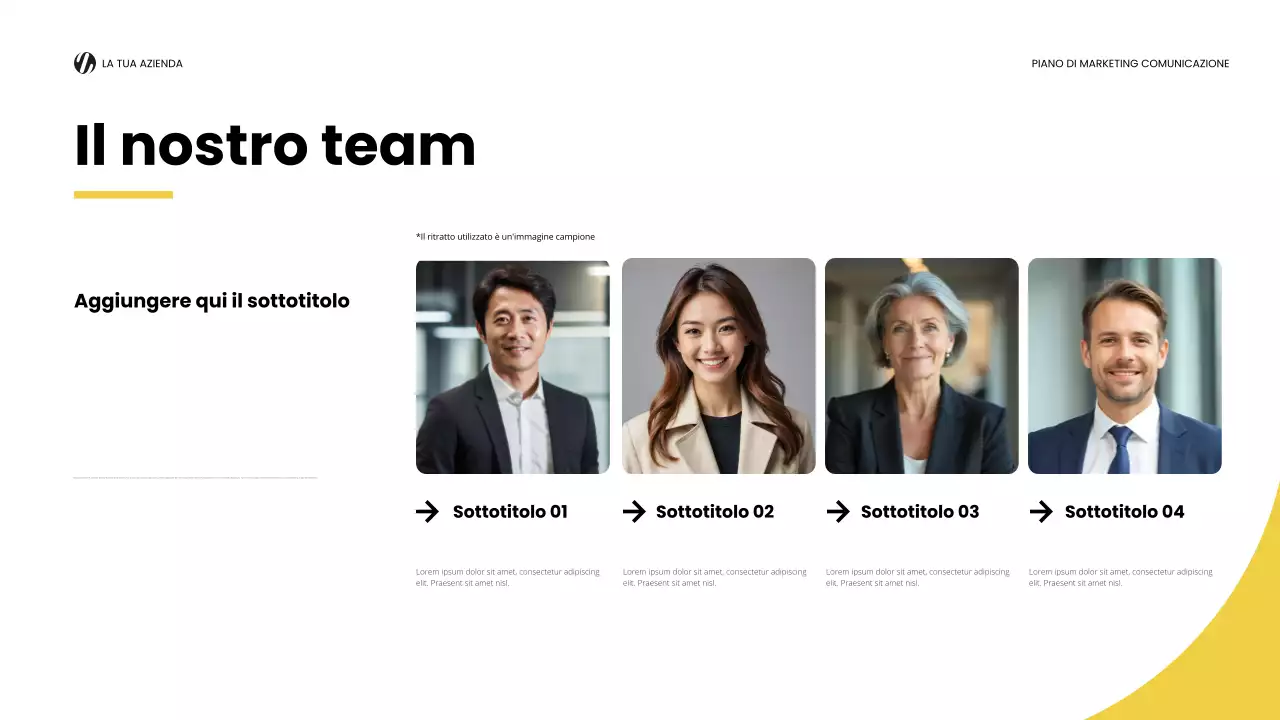 relazione sul marketing giallo moderno