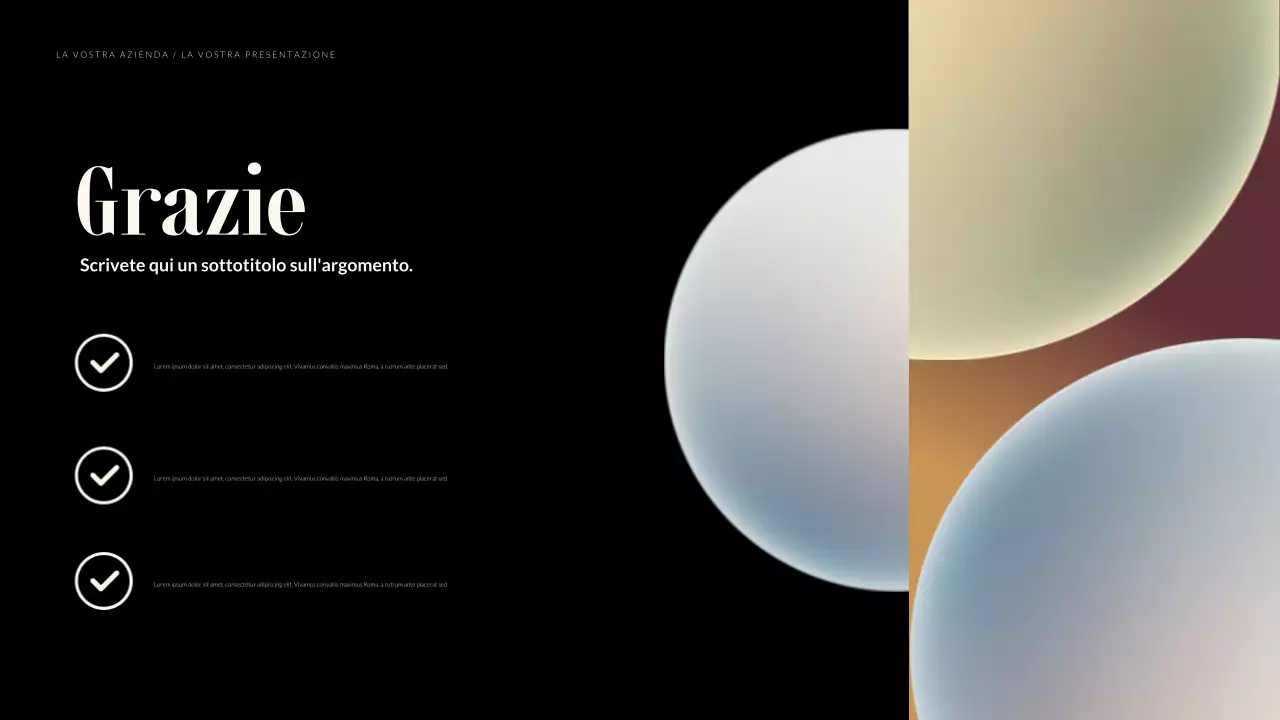 presentazione del piano di marketing black modern