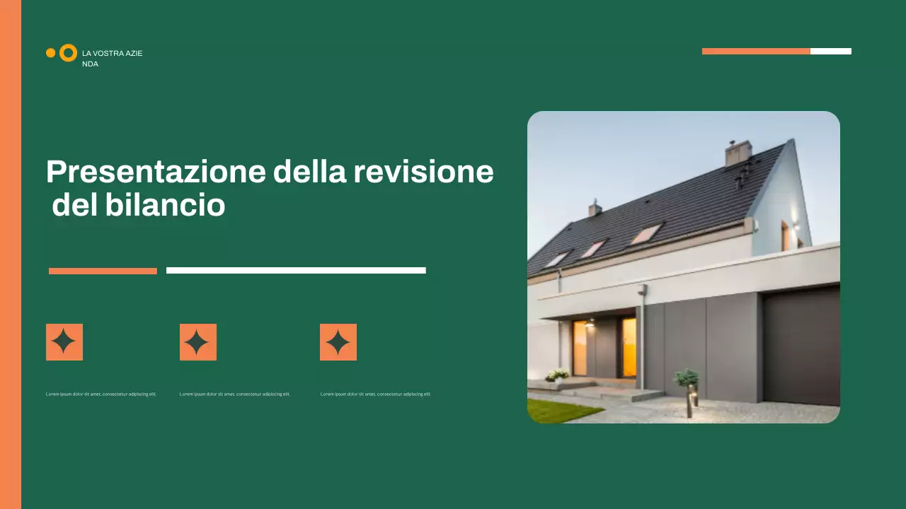 presentazione della finanza verde moderna