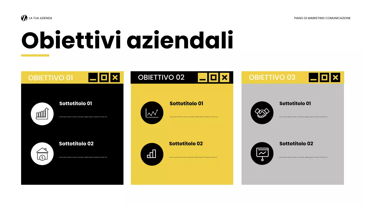 relazione sul marketing giallo moderno