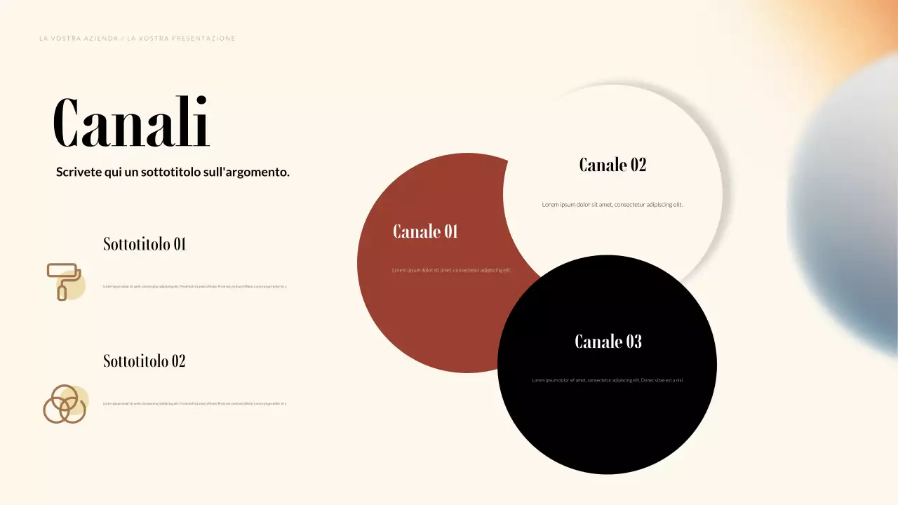 presentazione del piano di marketing black modern