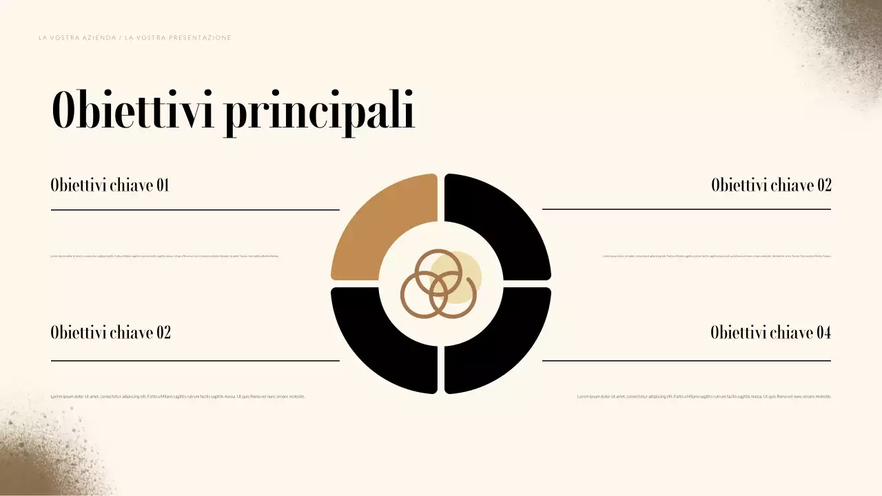 presentazione del piano di marketing black modern