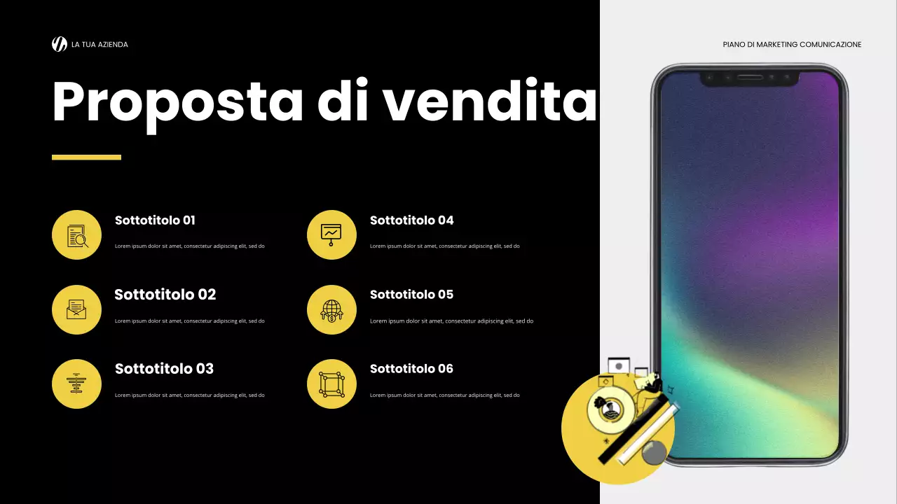 relazione sul marketing giallo moderno