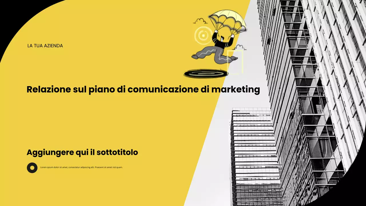relazione sul marketing giallo moderno