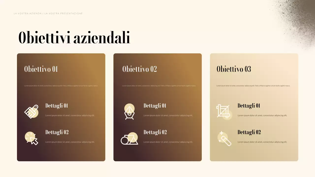 presentazione del piano di marketing black modern