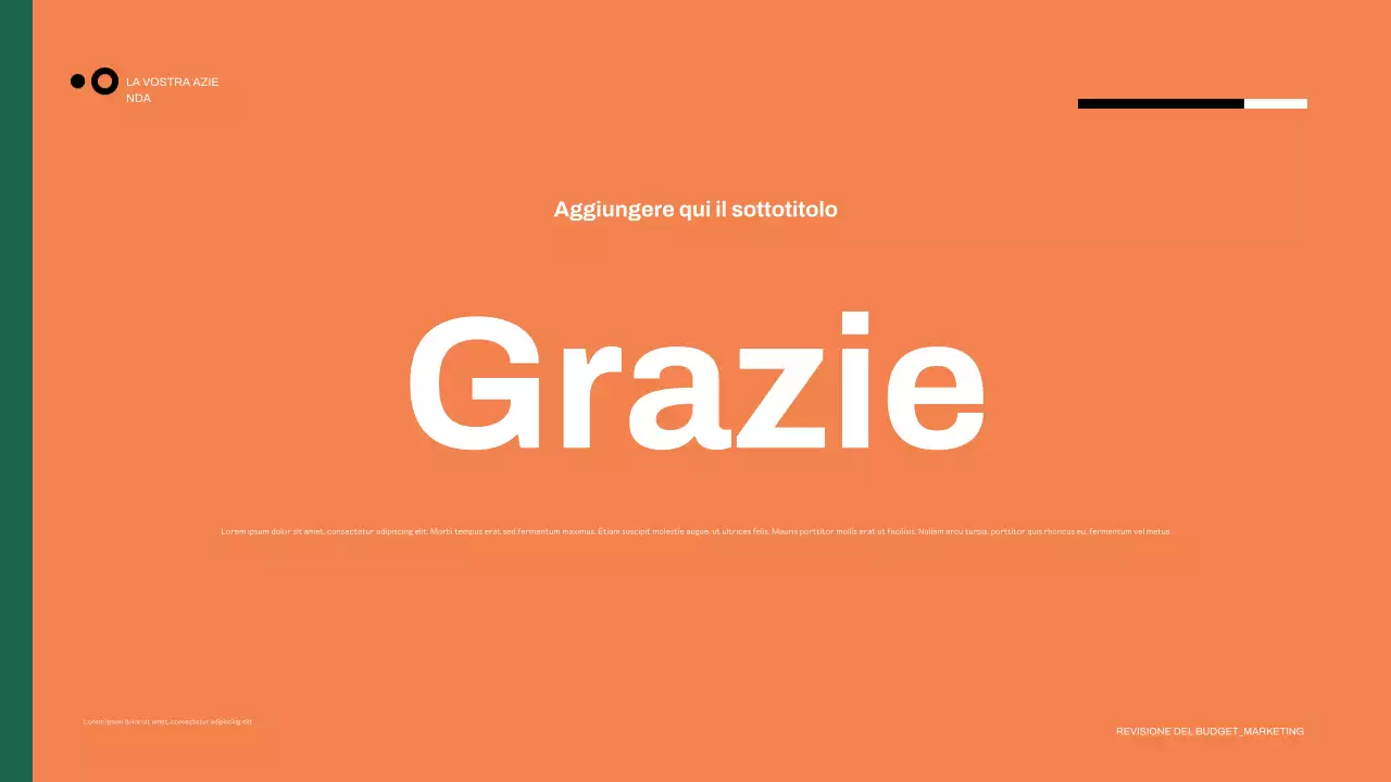 presentazione della finanza verde moderna