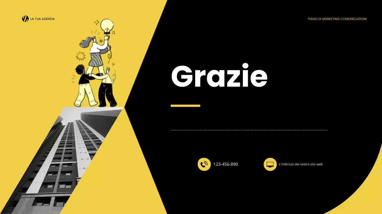 relazione sul marketing giallo moderno