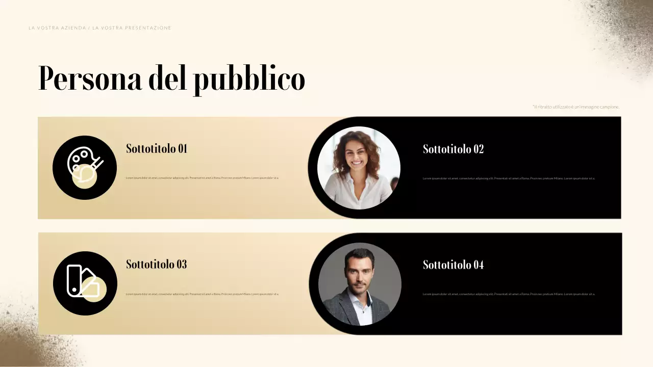 presentazione del piano di marketing black modern