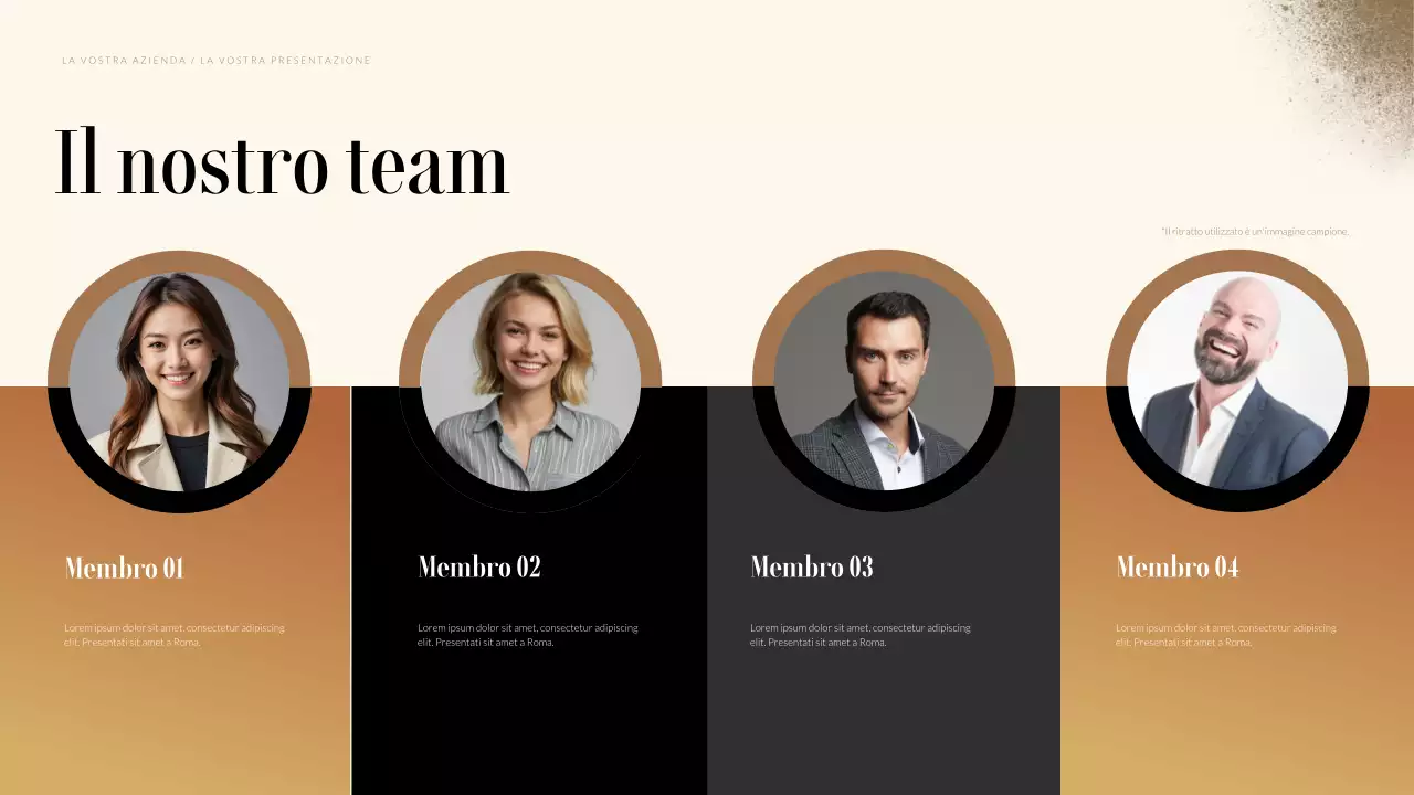 presentazione del piano di marketing black modern