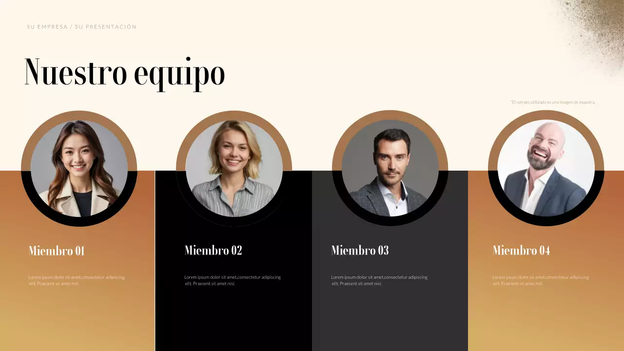 presentación del plan de marketing black modern