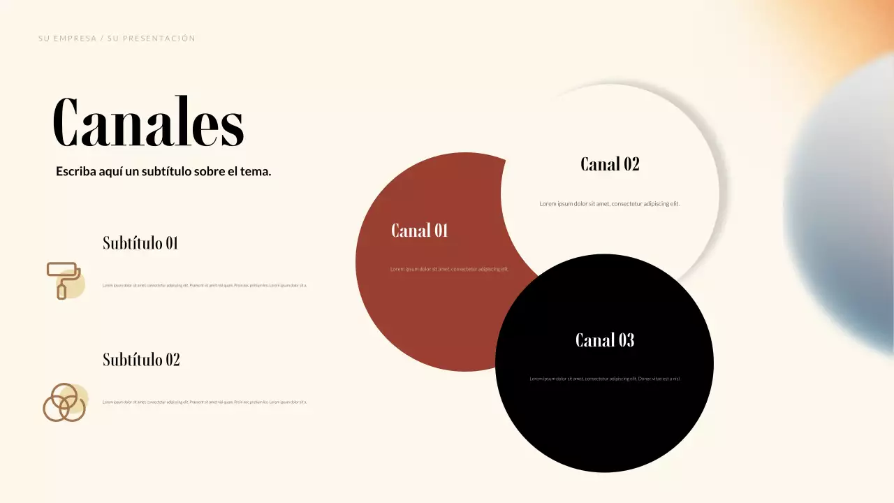 presentación del plan de marketing black modern