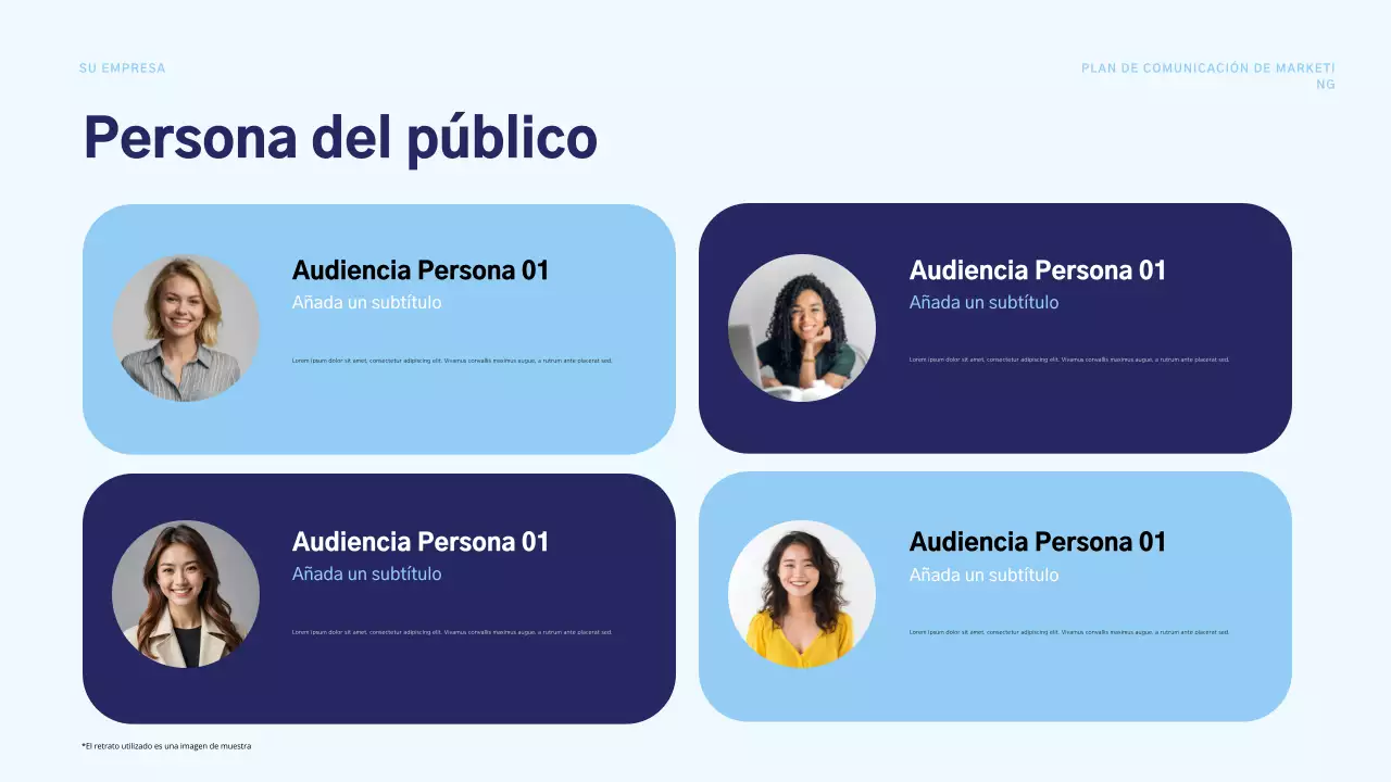 plan de marketing blue modern